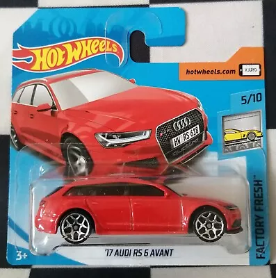 Buy 2018 Hot Wheels 17 Audi RS 6 Avant Factory Fresh Short Card 271/365 #5/10 • 6.95£