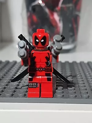 Buy Lego Marvel Deadpool Minifigure From Set 6866 Retired Very Rare  • 60£