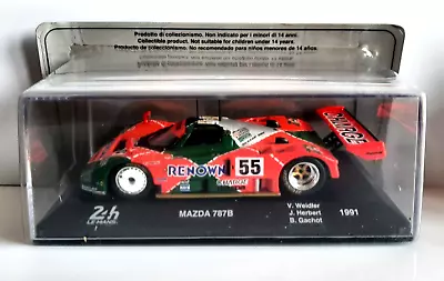 Buy Die Cast Car 24h The Mans Collection Mazda 787B - V.Weidler 1991 Scale 1/43 • 19.12£