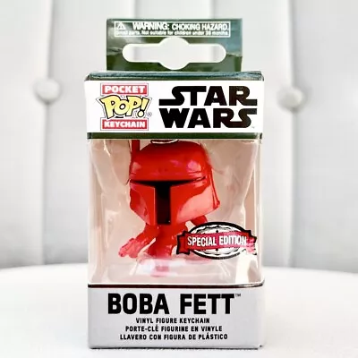 Buy Funko Pocket Pop Vinyl Star Wars Boba Fett CHASE Figure Rare Mandalorian Keyring • 17.99£