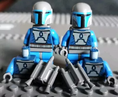 Buy LEGO STAR WARS Mandolorian Death Watch Minifigures + Spares Jetpacks 7914 Sw0296 • 8.40£