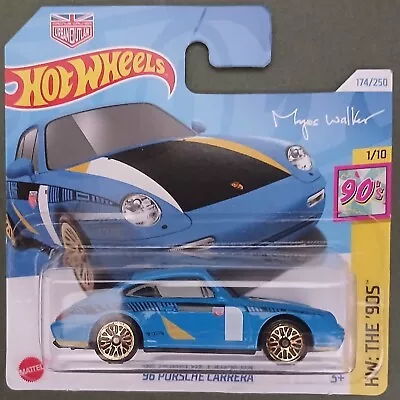 Buy Hot Wheels 2024 '96 Porsche Carrera, Blue, Short Card. • 3.99£