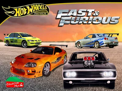 Buy Hot Wheels Premium Fast & Furious 2024 1:64 Scale Real Riders Series Models • 8.99£