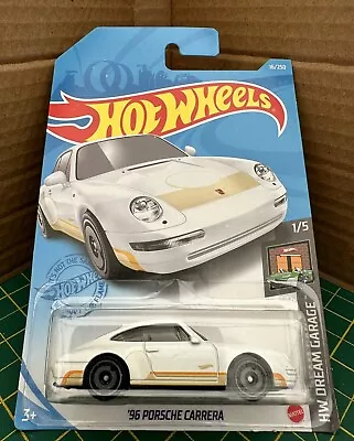 Buy Hot Wheels 96 Porsche Carrera White Long Card 16/250 (HW Dream Garage) • 5.95£