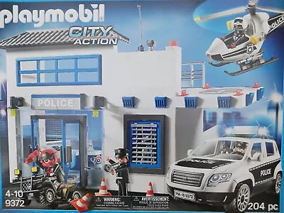 Buy City Action Police Station Playset And Vehicles Playmobil 9372 • 37.99£