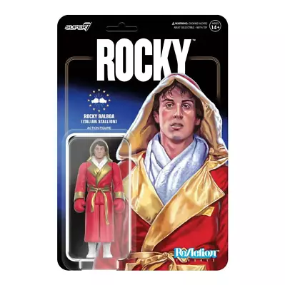 Buy SUPER 7 Rocky W3  Rocky I Rocky Italian Stallion ReAction 3.75   Figure • 20.99£