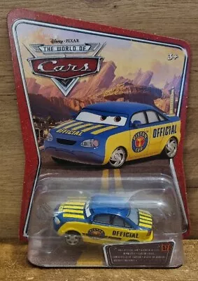 Buy Disney Pixar The World Of Cars #57 Race Official Tom Mattel Diecast Toy Sealed • 9.99£