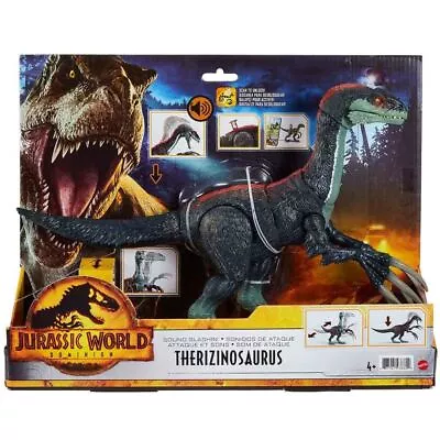 Buy Jurassic World GWD65 Therizinosaurus Sound Slashin' Slasher Dino Figure Toy • 17.99£