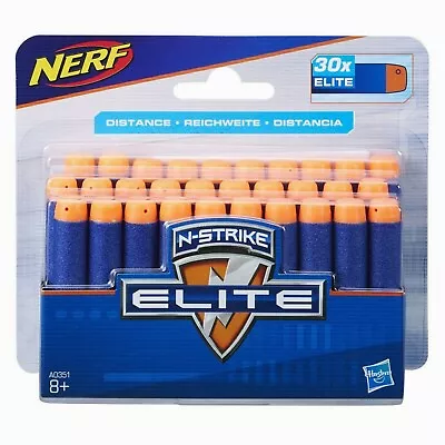 Buy NERF N-Strike Elite (30 Pack) Dart Refills Nerf Gun Bullets Refill )Original Toy • 6.99£