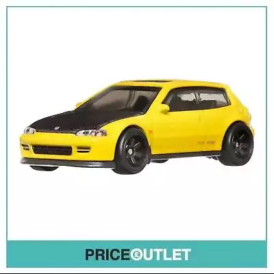 Buy Hot Wheels Fast & Furious - Fast Tuners Honda Civic EG (Yellow) - Damaged Box • 16.99£