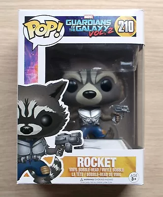 Buy Funko Pop Guardians Of The Galaxy Vol 2 Rocket + Free Protector • 21.99£