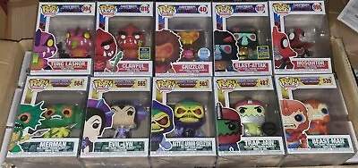 Buy Funko Pop Masters Of The Universe (10 Pops) Bundle + Protectors • 130£