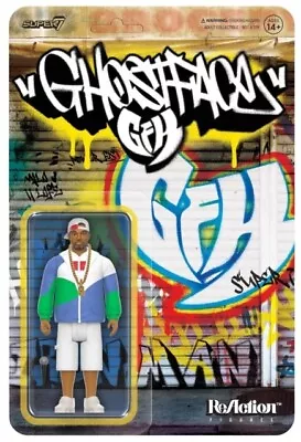 Buy Super7 Ghostface Killah Reaction - (Can It Be All So Simple) Action Figure • 20.65£