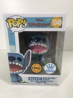 Buy Funko POP! Vinyl  1048 Stitch With Record Player Chase Exclusive With Hard Stack • 64.99£