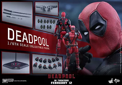 Buy Dpd 1/6 Hot Toys Mms347 Marvel Deadpool Mms347 Wade Wilson Movie Action Figure • 333.99£