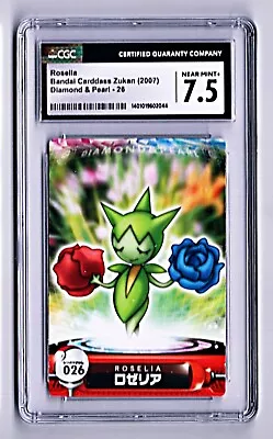 Buy Cgc Graded 2007 Roselia Bandai Carddass Zukan #26 Nm+ 7.5 PokÉmon Card • 3.88£