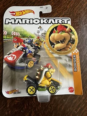 Buy Hot Wheels Super Mario Kart Bowser Standard Kart Die-Cast Toy Figure • 14.99£