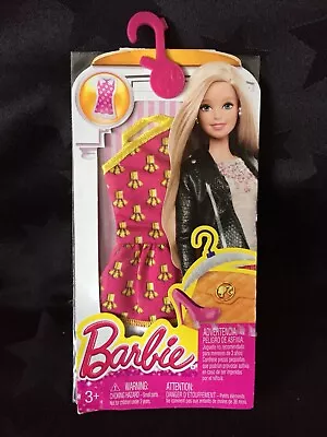 Buy Barbie Doll 2014 Fashion Pack - Red & Yellow Dress, New • 8.75£