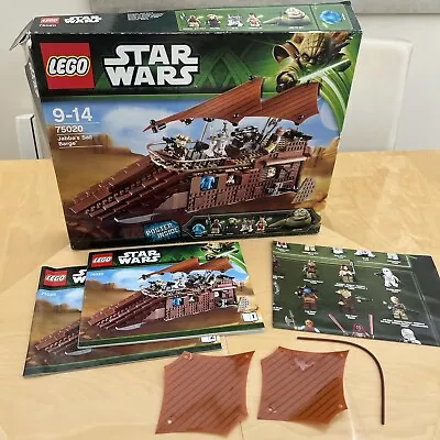 Buy LEGO Star Wars: Jabba's Sail Barge (75020) - Box, Manuals + Poster *No Figures* • 99.99£