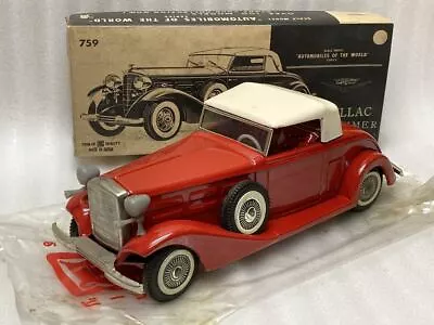 Buy Cadillac Oldtimer 1933 Tinplate Original Friction Bandai 1960s Vintage MINT　Rare • 256.37£