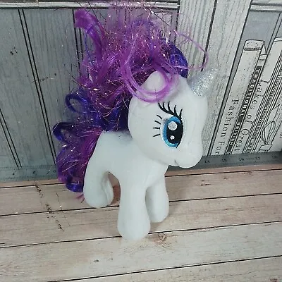Buy My Little Pony ~ RARITY UNICORN ~ Hasbro / TY Sparkle Plush Toys ~ MLP 2018 G4 • 9.95£