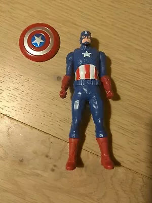 Buy 2015 Hasbro Marvel Captain America 5.5 Inch Figure Complete With Shield • 4.99£
