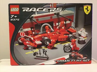 Buy LEGO Racers 8375 : Ferrari F1 Pit Set 2004 - BNiSB • 139.99£