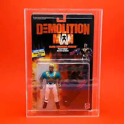 Buy DEMOLITION MAN ☆ FLAME-THROWING SIMON PHOENIX Graded UKG 85% Vintage Figure • 299.99£