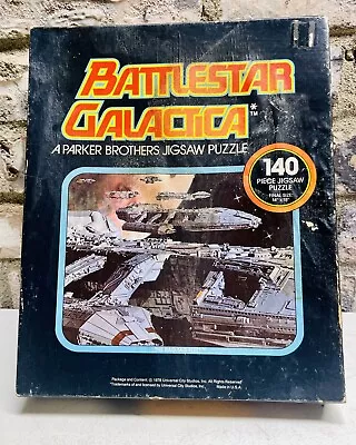 Buy Vintage 1978 Battlestar Galactica “RAG-TAG FLEET”140 Pcs. Puzzled New Old Stock! • 23.29£