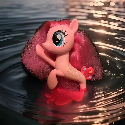 Buy My Little Pony The Movie Pinkie Pie Glitter Style Seapony Figure Great Condition • 7.99£