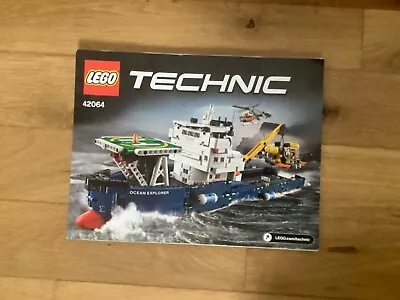 Buy Lego Technic 42064 Ocean Explorer INSTRUCTIONS ONLY • 23£