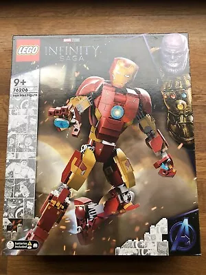 Buy New LEGO Marvel Infinity Saga Iron Man Figure Set  76206 Age 9+ • 32£