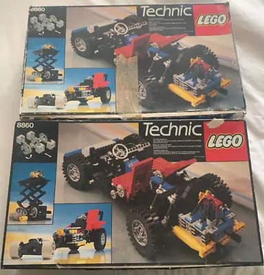 Buy 2 X Boxes Of Original LEGO 8860 Technic Sets, Car Chassis, 1980's With Booklet • 168.06£