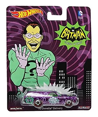 Buy Hot Wheels Batman Classic TV Series Diecast Metal/Metal - '70 Chevelle Delivery  • 11.95£