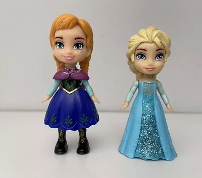 Buy Mattel Disney Frozen Elsa Anna Mini Toddler Dolls Bundle Poseable Figures Toys • 7.95£