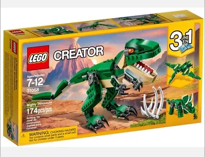 Buy Lego 31058 Creator Green Mighty Dinosaurs 3 In 1 Brand New & Sealed • 11.45£