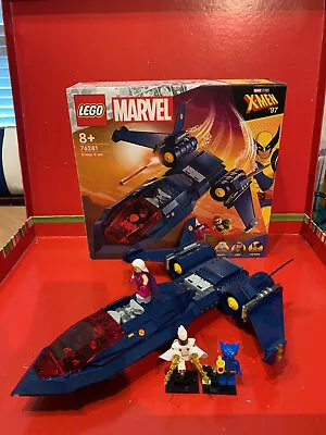 Buy LEGO Marvel X-Men X-Jet 76281 With Beast & Storm Minifigures Half Price Complete • 35.99£