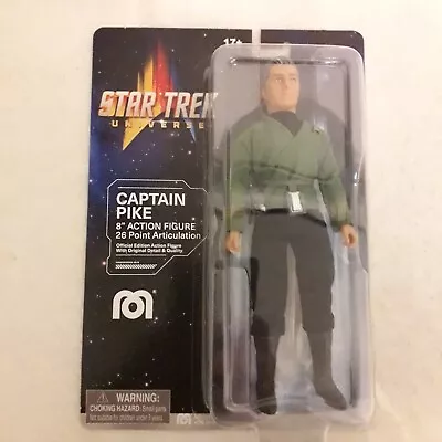 Buy Mego Star Trek Strange New Worlds 8  Captain Pike Action Figure • 24.50£