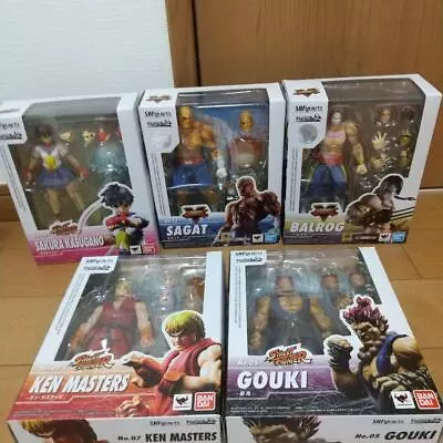 Buy BANDAI S.H.Figuarts Street Fighter V Sakura Etc Figure 5pcs Set CAPCOM • 517.35£
