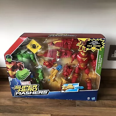 Buy Marvel Super Hero Mashers - HULK BUSTER VS HULK Boxed - Hasbro 2015 New/Sealed • 49.99£