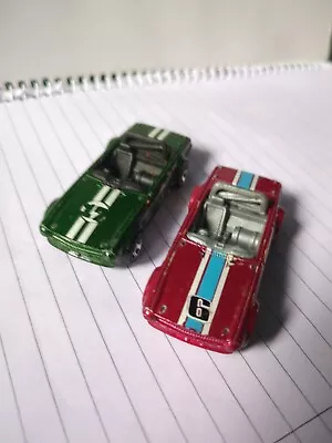 Buy 2x Hot Wheels - Triumph TR6 - Diecast Collectible - 1:64 Scale - Green & Red • 3.99£