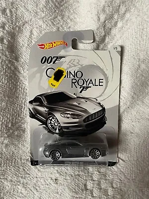 Buy Hot Wheels 007 Casino Royale Aston Martin 1/5 CGB78 In Original Box • 7£