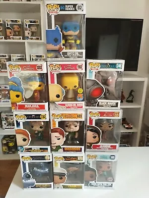 Buy Funko Pop Bundle From Disney Marvel Dc Simpsons Fantastic Beasts Good Condition  • 25£