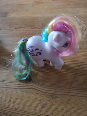 Buy Vintage My Little Pony Toy. Multicoloured Unicorn Windy Rainbow. 1983 • 10£