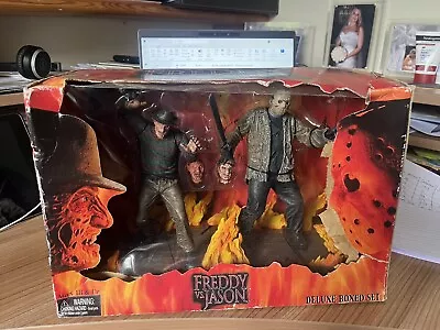 Buy Neca - Freddy Vs Jason - Deluxe Boxed Set - Figures - Sealed • 150£