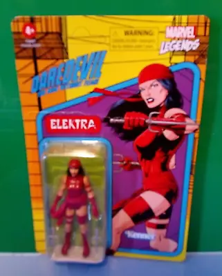 Buy Action Figure - ELEKTRA Marvel Legends Kenner Retro Hasbro 2021 3.75   • 9.99£
