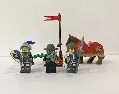 Buy Not Branded Lego Lion Knights , Green Dragon Knight , Horse With Barding • 14.99£