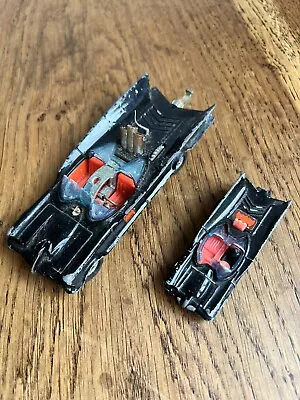 Buy 2 X Vintage Corgi Toys Batman Batmobile Die Cast Cars Original • 0.99£