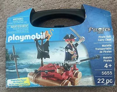 Buy Playmobil Pirates Set 5655 Pirate Raft Carry Case - Sealed Contents NEW • 6.99£