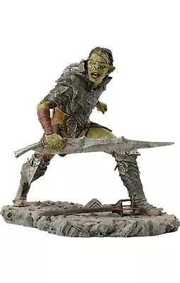 Buy Lord Of The Rings Bds Art Scale Statue 1/10 Swordsman Orc Iron Studios Sideshow • 139.99£